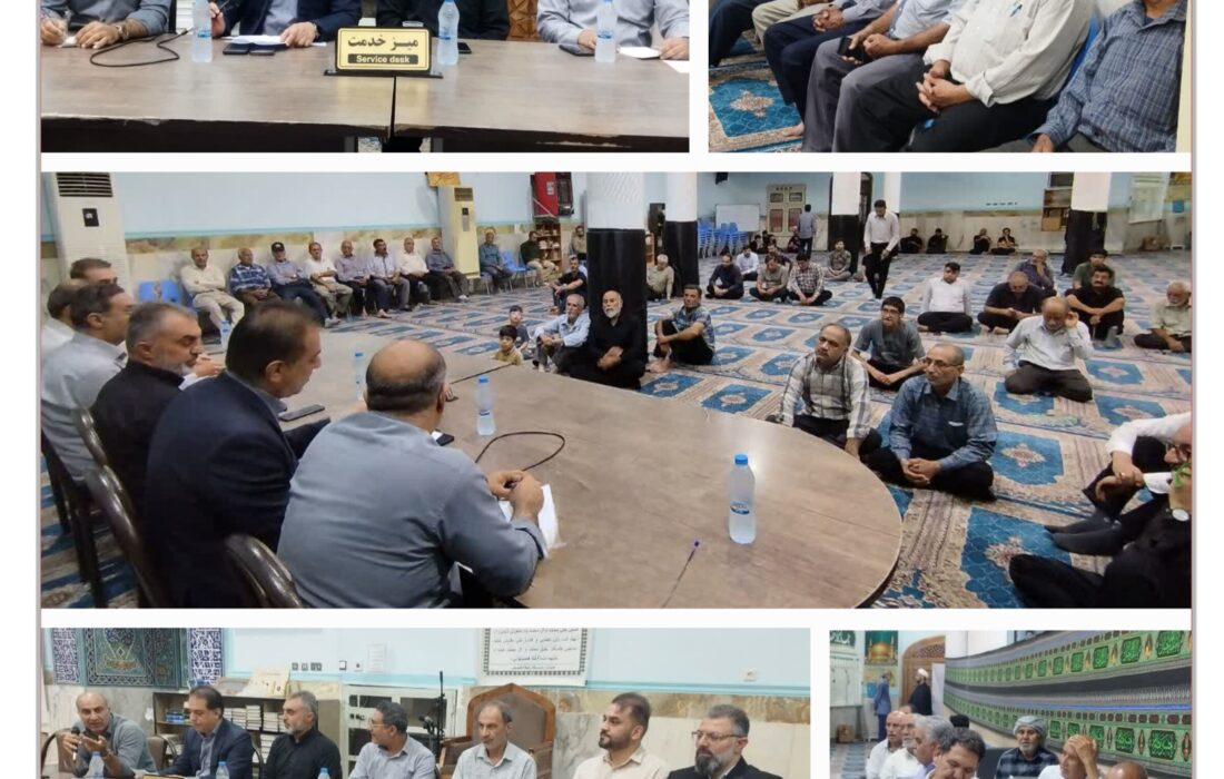 برگزاری میز خدمت و جلسه رسیدگی به مطالبات مردمی در شهر لطیفی
